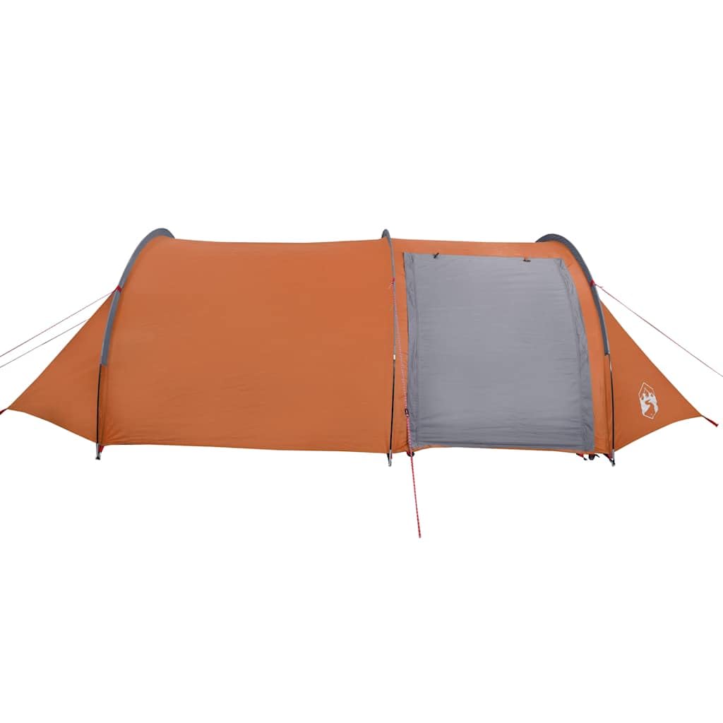Genérico Tienda de campaña con túnel para 4 Personas Impermeable Naranja,Deportes,Actividades al Aire Libre,Camping y Senderismo,Tiendas de campaña-94396