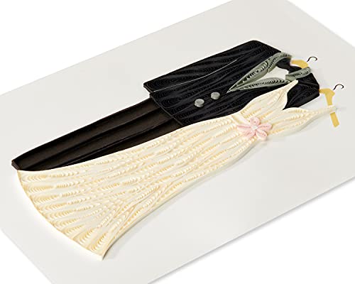 Papyrus Premium Wedding Quilling Card (The New Mr. & Mrs.) #TOP4