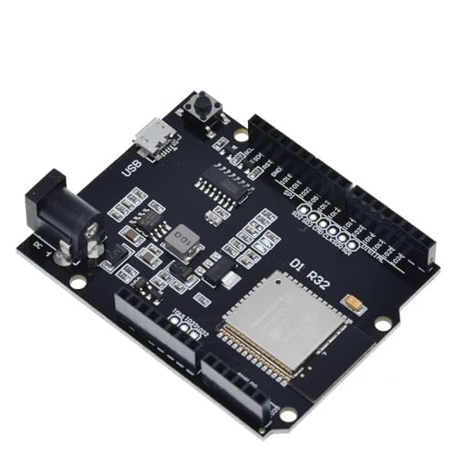 DollaTek R3 D1 R32 ESP32 ESP-32 CH340G Entwicklungsboard Dual-Mode WiFi Bluetooth 4MB Flash DC 5V-12V mit Micro-USB für Arduino UNO