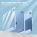 Fintie Hybrid Clear Clear Case for iPad (A16) 11th Generation 11 Inch (2025), iPad 10th Generation 10.9 Inch (2022) Bundle with 4 Pack Pen Loop Holder Compatible with Apple Pencil