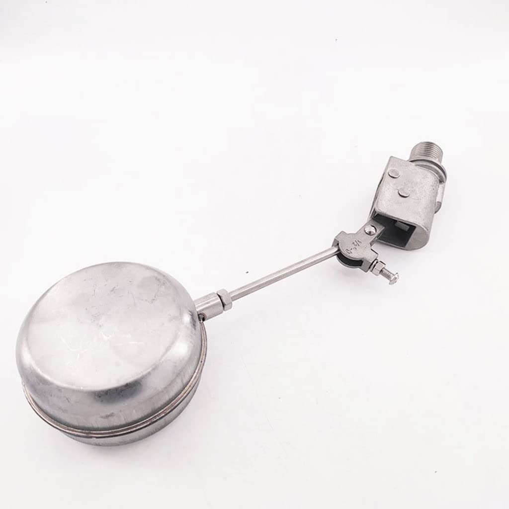 Blutdpsxy One Color High Temperature Resistance Dn15 Stainless Steel Float Valve - 200°C, 5Bar Pressure, Adjustable Ball Valve For Water Tank