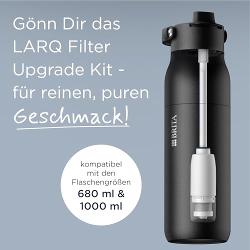 BRITA LARQ Filter Upgrade Kit inkl. 1x Filterkartusche - Wasserfilter für BRITA LARQ Essential Trinkflaschen (680 ml / 1000 ml), reduziert PFAS, Chlor & Mikroverunreinigungen - für puren Geschmack