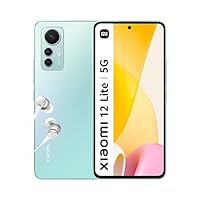 Xiaomi 12 Lite 5G Smartphone+Kopfhörer, 8+128GB Handy ohne Vertrag, 6.55” 120Hz AMOLED Display, 108MP Dreifach-Kamera, 4300mAh, 67W Turbo-Charging, Green (DE Version + 2 Jahre Garantie)