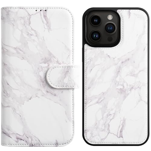 Étui portefeuille amovible iPhone 16 Pro Max protection RFID 4 cartes cuir