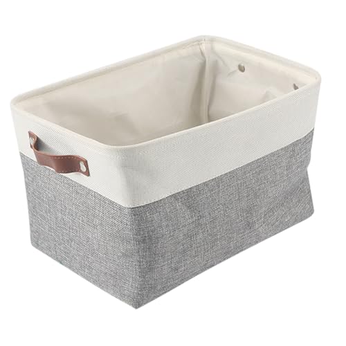 Abaodam 大容量折りたたみ洗濯かご 綿素材耐久性 衣類収納バスケット 簡単持ち運び 洗面所や寝室用収納ボックス