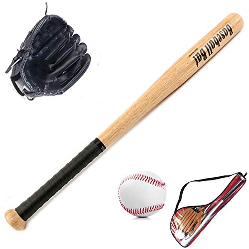 野球練習 少年軟式アルミ合金バット+標準9号野球+ 軟式野球用グローブ子供専用野球3点セット 衝撃吸収 滑り止め 左手 携帯用袋付き 子供プレゼント 子供用(小学生用4-10歳) 練習用