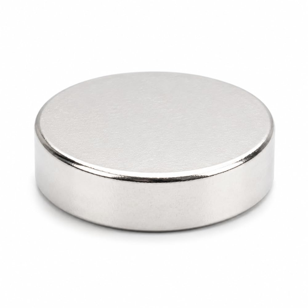 100 piezas imanes de neodimio cilíndricos 15x4 mm N38, extra fuertes y niquelados, ideales para bricolaje, manualidades, electrónica y uso industrial