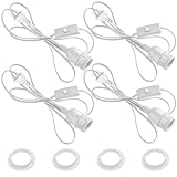 【Starke Kompatibilität】Der E27 Lampenfassung mit Schalter mit Stecker ist Standard E27, lange Lebensdauer, kein Kurzschluss, geeignet für verschiedene energiesparende LED-Lampen, Glühlampen, Leuchtstofflampen, Deckenlampen usw. Es eignet sich nicht nur für Wohnzimmer, Schlafzimmer, Arbeitszimmer, Esszimmer, sondern auch für Keller, Terrasse, Schuppen und andere Orte ohne Steckdosen.