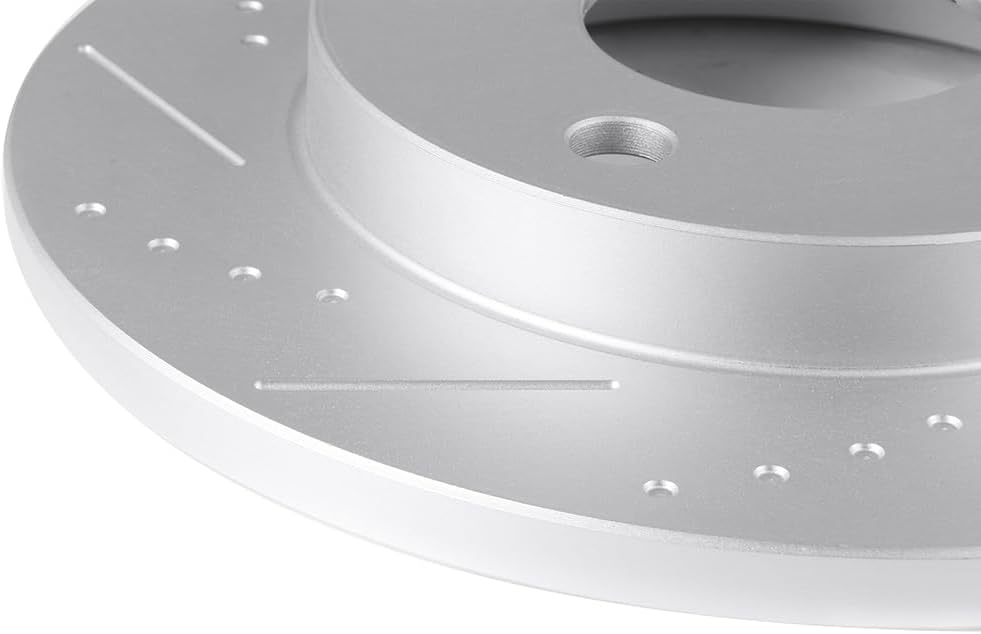 ECCPP 55124 55085 Front Vented & Rear Solid Disc Brake Rotors Fit For Buick Lucerne 2006-2011,For Cadillac DTS 2006-2011
