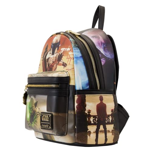 Image of Loungefly Disney Star Wars Episode Two Attack Of The Clones Scene Mini Backpack