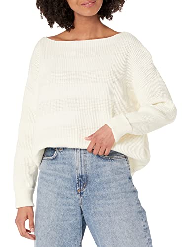 French Connection Women's Mozart Chunky Round Neck, Winter White, XS French Connection Women's Mozart Chunky Round Neck, Winter White, XS