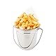 Restaurantware RWM0036 Stainless Medium Pail, Stainless Steel, Bordeaux