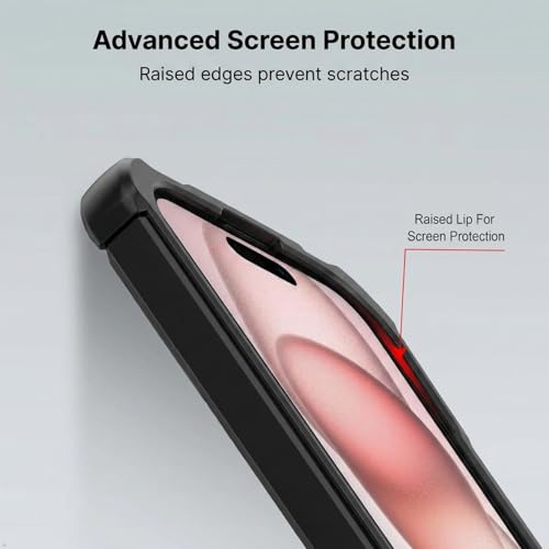 Image of ShieldTech Back Cover Case for Apple iPhone 14 Plus | 360 Protection Mobile Phone Case Mag-Safe | Camera Protection | i Phone 14 Plus Back Cover | iPhone 14Plus - Black TPU+PC