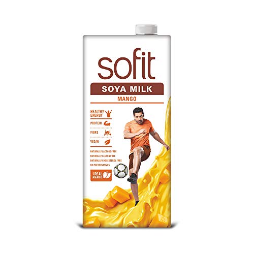 Image of Sofit Soya Milk Mango, 1 Ltr (Pack of 2)