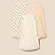Amazon Essentials Unisex Baby Baumwoll-Schlafsack, tragbare Decke, 0,5 TOG, 3er-Pack, Haferbeige Meliert/Streifen/Tiger, 0-6 Monate
