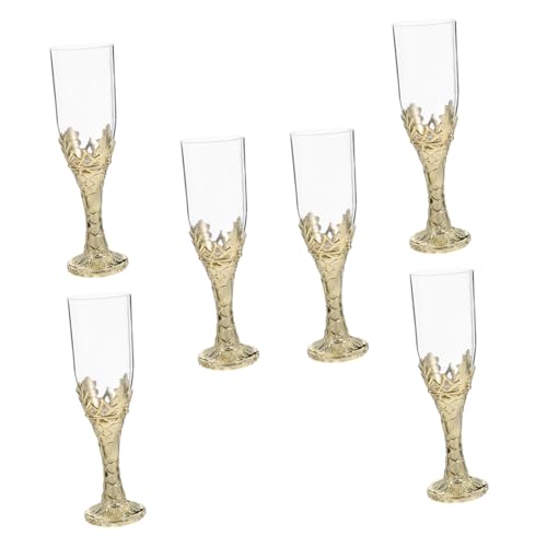 MAGICLULU 6piezas Cáliz de Comunión Copas de Vino Decorativas para Iglesia Copas Góticas Vintage de Plástico Cáliz de Iglesia para Fiestas Comuniones y Rituales