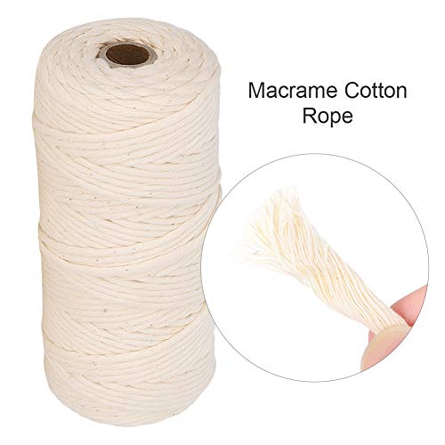 Fydun Weaving Thread Loom Warp Thread 8/4 Warp Yarn Perfect for Weaving: Carpet, Tapestry, Rug, Blanket or Pattern (Cream) - Image 2