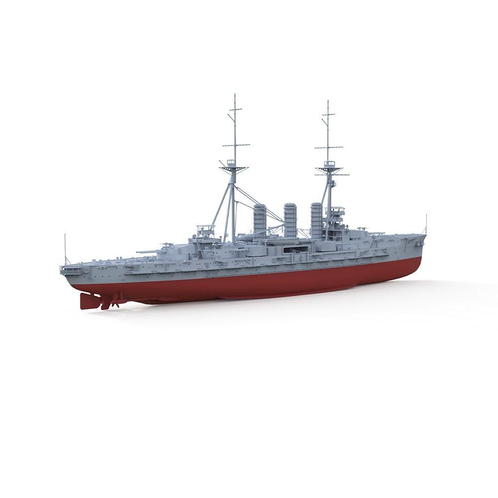 Zestaw niepomalowanych modeli wojskowych 1/350 do pełnego kadłuba krążownika IJN Kurama Battle Cruiser
