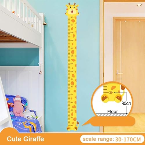 Regla de medición de etiqueta de pared para dormitorio infantil de niños 3