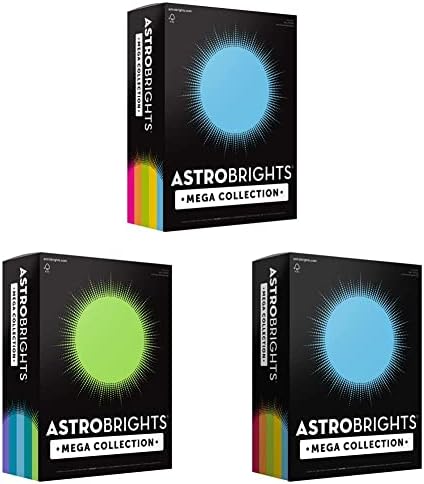 Astrobrights Mega Collection, Colored Paper & Astrobrights Mega Collection, Colored Paper & Astrobrights Mega Collection, Colored Paper