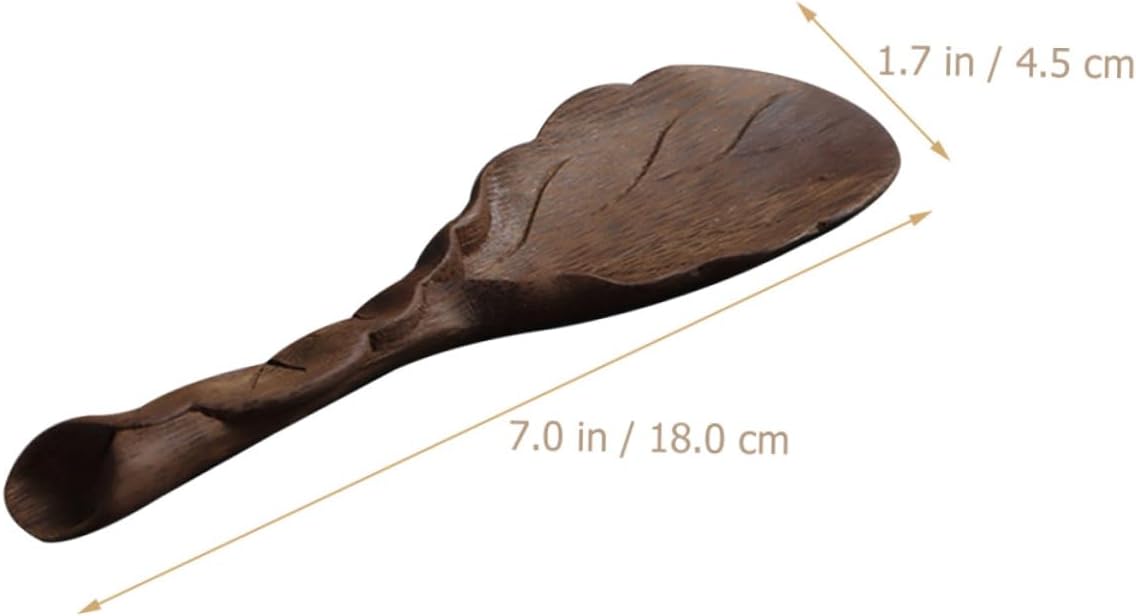 Bamboo Tea Scoop Set Handmade Carved Teaspoons for Loose Leaf Tea Sturdy and Bamboo Design and Ceremonies