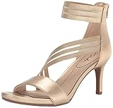 LifeStride Womens Mystique Strappy Dress Sandal Soft Gold 6.5 M