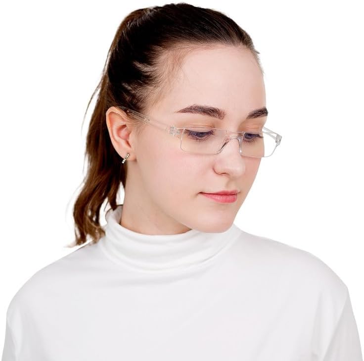 Miniatura 5 de LifeArt 4 pares de anteojos de lectura, anteojos con filtro de luz azul, anteojos de computadora para mujeres y hombres, marco de anteojos