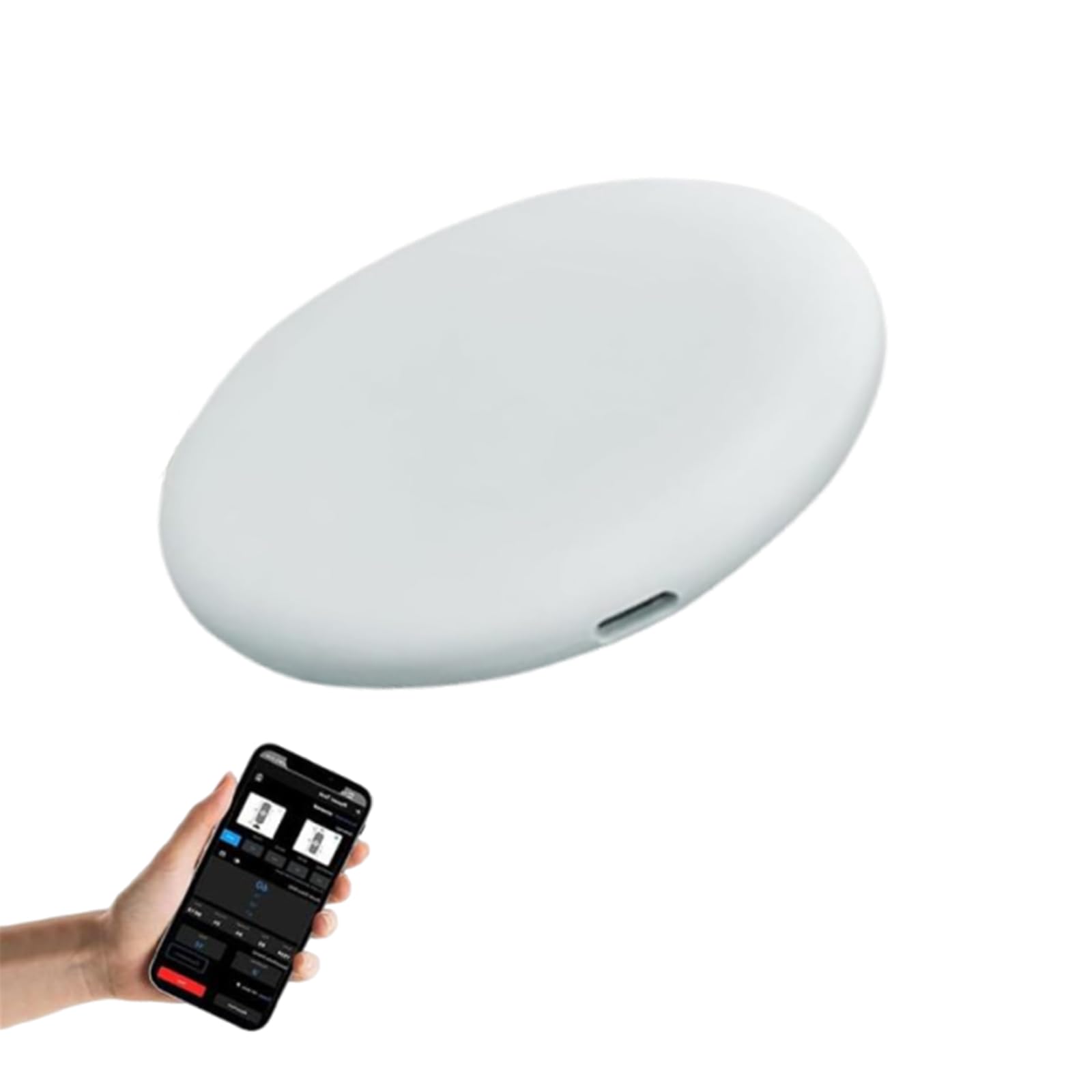 Smart Force Tracker Misuratore di Potenza per Sacco da Boxe Test di velocità Sensore di Calcio da Boxe Dinamometro Allenamento Strike Striketec White 30 * 40cm