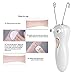NASSMOSSE Facial Hair Remover Rechargeable Cotton Thread Body Epilator Shaver Beauty Machine, White