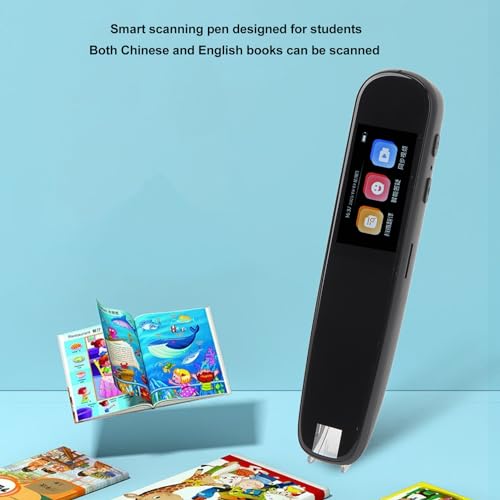 Scan Reader Pen, Reading Pen Translation Dictionary for Students, Multifunction Scanning Pen with, Language Learning Portable Mobile Scanner Translator Scanning Pen - Thumbnail 4