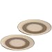 Produktbild Leonardo Matera Keramik-Teller 2-er Set, spülmaschinengeeignete Speise-Teller, Essteller mit Glasur, 2 runde Steingut-Teller beige, Ø 22,5 cm, 026980