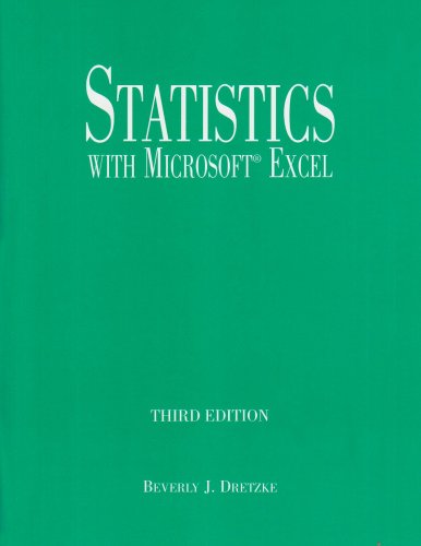 Statistics With Microsoft Excel 0131471112 Book Cover