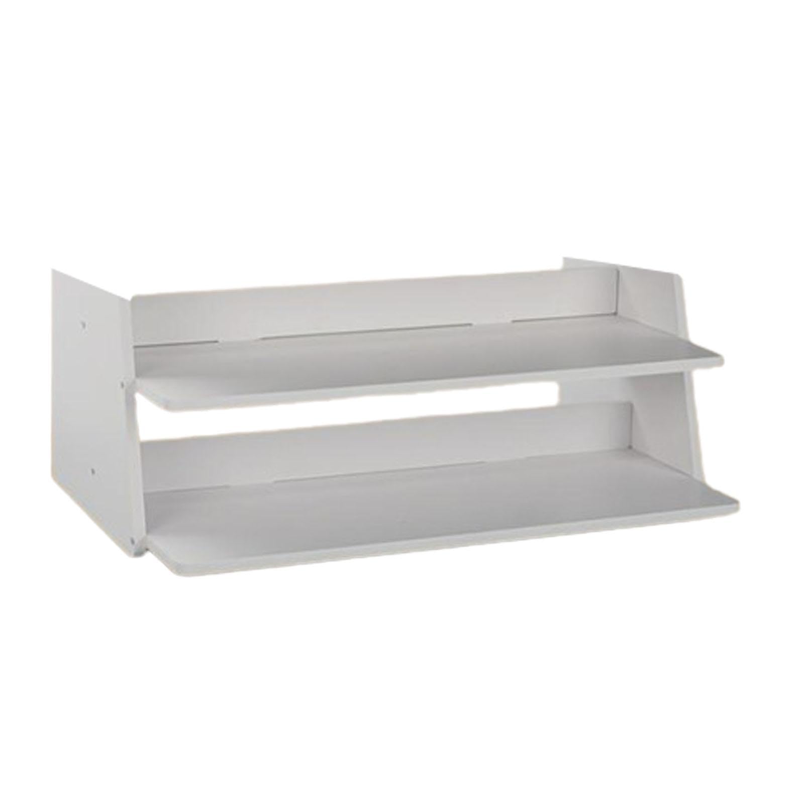 Mini espositore durevole per modelli di veicoli, meravigliosa opzione per la collezione di auto da parcheggio in diorama in Per scala 1/32, espositore, Bianco, 2 strati