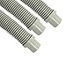 Puri Tech Universal Swimming Pool Cleaner Durable Hose 48 Long Grey Color 3 Pack Universal Fit Including Hayward Navigator, Pool Vac Ultra, AquaBug, Polaris ATV and More