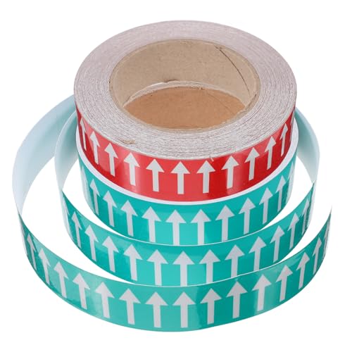 Autocollants fléchés Gadpiparty en polystyrène pour fléchage de tuyaux 2 rouleaux