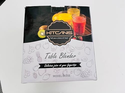KITCANIS Mini smoothie 3 w 1, mikser stojący 600 W, blender elektryczny, 3 regulowane prędkości, 2 x przenośna butelka 600 ml i kubek do mielenia lodów, owoców, warzyw, orzechów