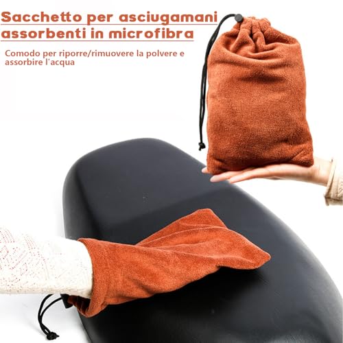 Norhogo Wasserdichter Universal Roller Sitzbezug, Kratzfest mit Sonne und Regenschutz, für Motorrad und Motorroller, Schwarz, L