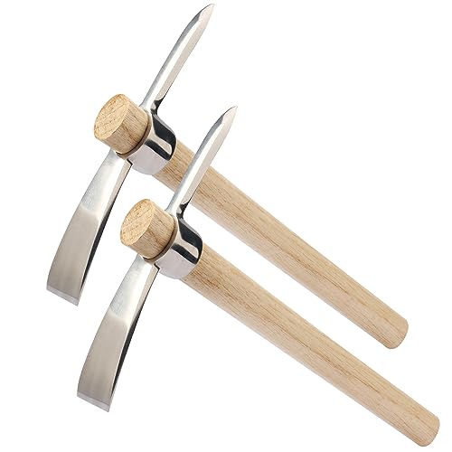 3 PCS Picos Mattock 16 Pulgadas Acero Inoxidable miniatura 4