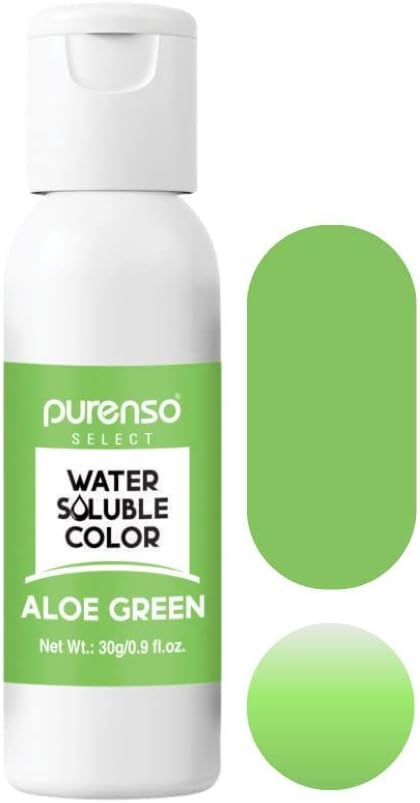 Select - Aloe Green - Water Soluble Color, 30g I Food Grade Coloring for DIY Soap, Shampoo, Cream, Lotion making dye