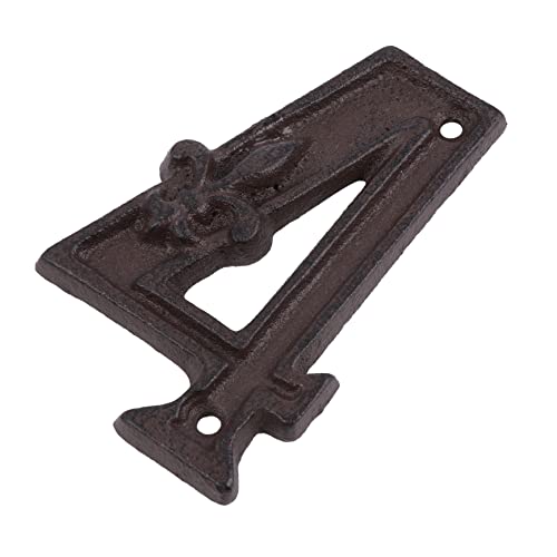 GALPADA Retro House Numbers Cast Iron Metal Door Address Numbers for Front Door Plaques