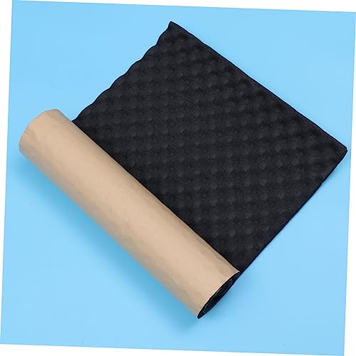 Black Self Adhesive Soundproof Pad, 2Pcs Rubber Plastic Noise Reduction miniatura 3