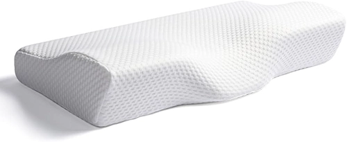 Travesseiro Cervical Ortopédico Viscoelástico – Suporte Ergonômico para Coluna e Pescoço – Espuma NASA – Alívio de Dores