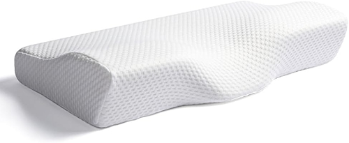 Travesseiro Cervical Ortopédico Viscoelástico – Suporte Ergonômico para Coluna e Pescoço – Espuma NASA – Alívio de Dores