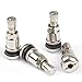 QLOUNI 4pcs Extensiones de Válvulas de Metal Acero Universal Llantas (43 *...