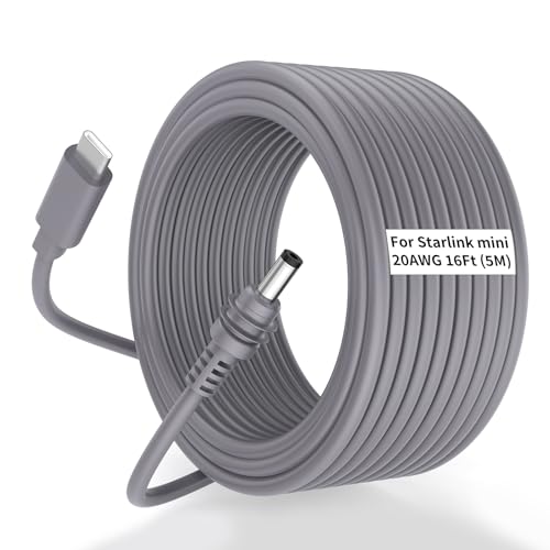 Câble 5 m pour Starlink Mini rallonge longue distance pour éviter les coupures de signal