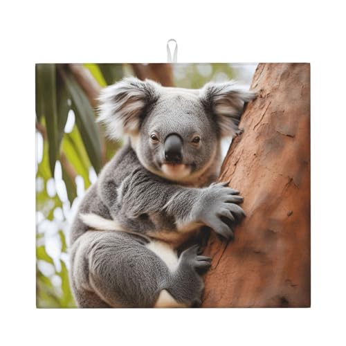 Hugging Tree Koala 1�v�����g �z���� �L�b�`�������}�b�g �f�B�b�V���p�b�h �R�[�q�[�o�[���b�N�p ���� �܂肽���ݎ� �݂艺���\