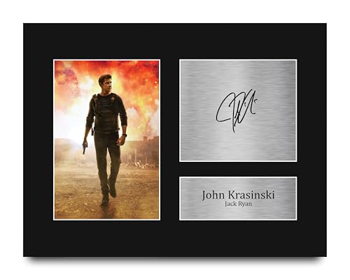 HWC Trading John Krasinski Gifts Printed Signed Autograph Picture for
