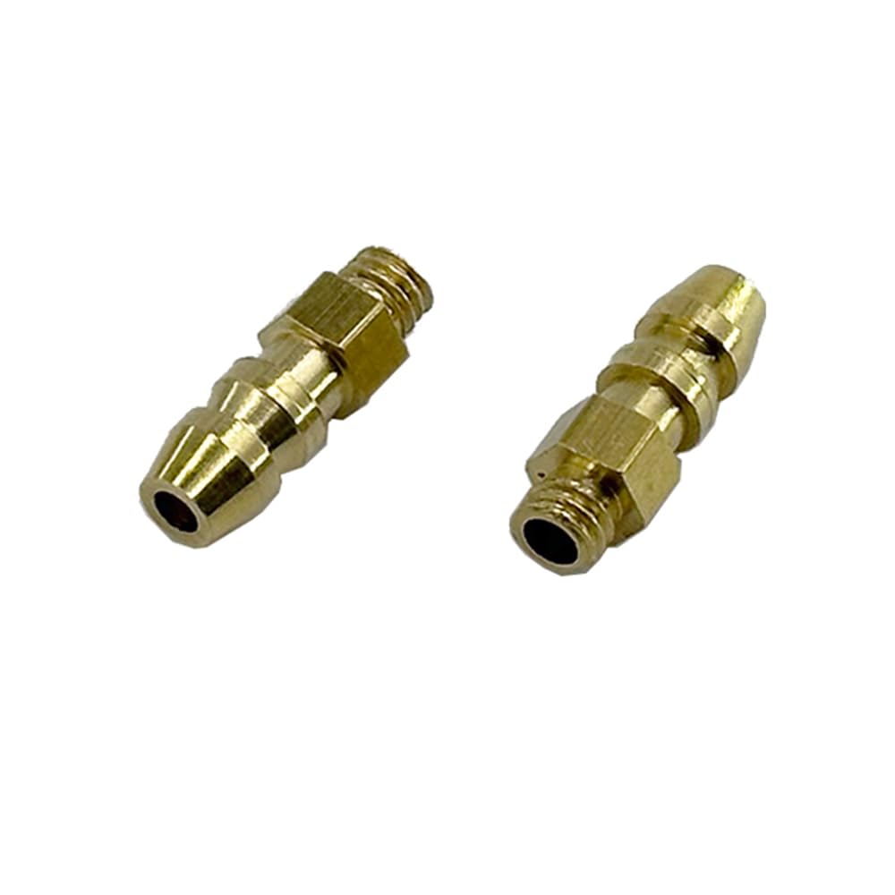 URIMPAVIDO 2PCS RC Boat Water Cooling Faucet Water Nipple Fuel Nozzle for RC Boat Ship DIY Model Toy Parts (M4)