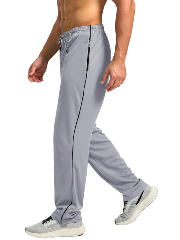 Image of Pinkmint Men's Combo Casual Trousers l Stylish Side Pocket with Zip l Lightweight & Comfortable Troser Pant for Summer (Pack of 2)