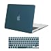 MOSISO Plastic Hard Shell Case & Keyboard Cover Compatible MacBook Air 13 inch (Models: A1369 & A1466), Deep Teal